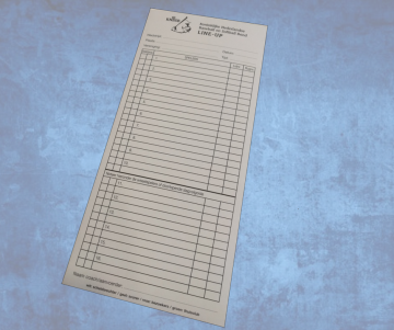 Lineup formulier shop