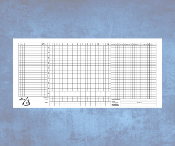 Scoreblok langwerpig shop